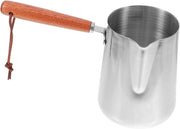 Accessorio per Caffè Latte Art - Bicchiere in Acciaio Inossidabile con Linee di Misura per Schiumare e Stoviglie - Accessori per Barista