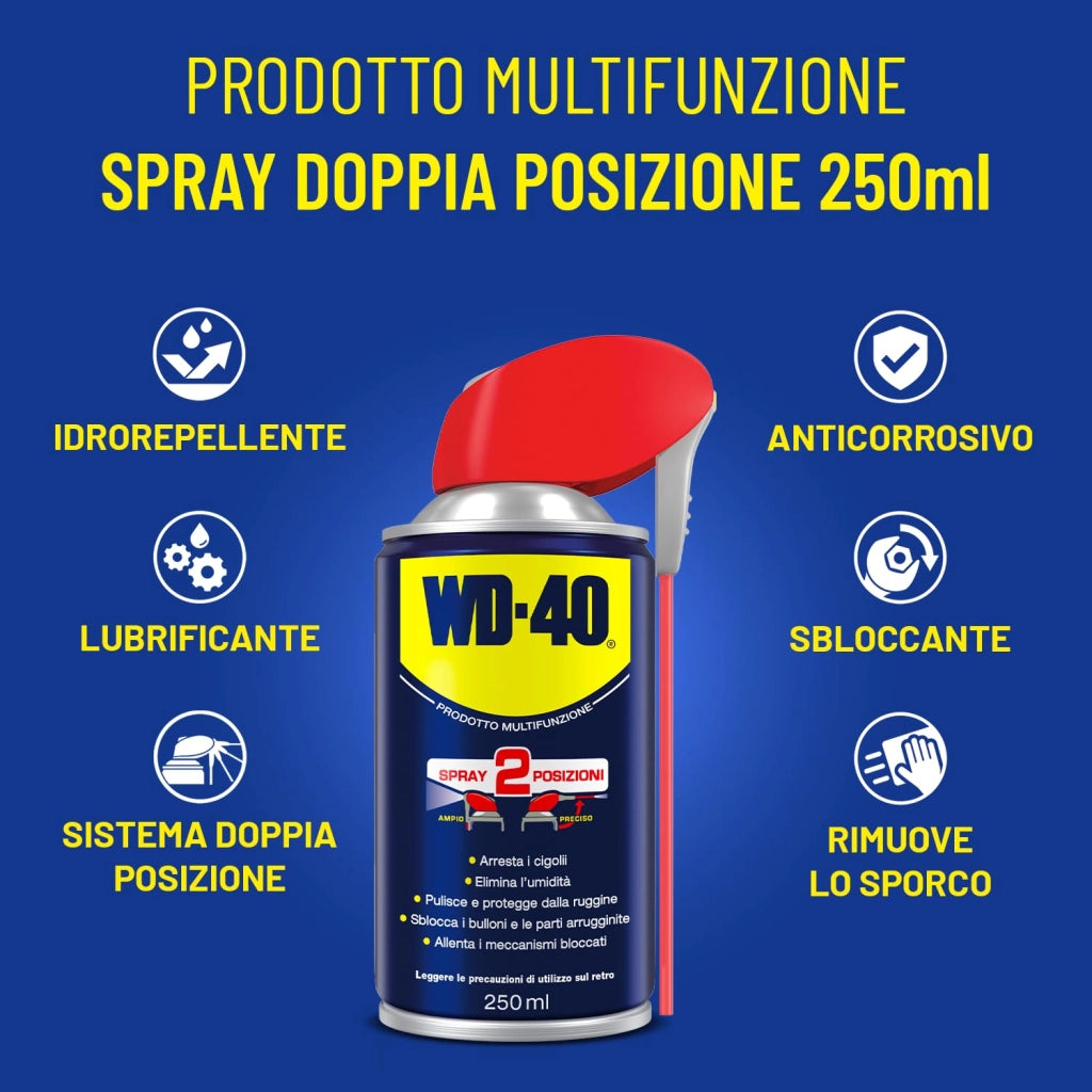 Lubrificante Spray Wd 40 Professionale 250 ml 12 Pezzi