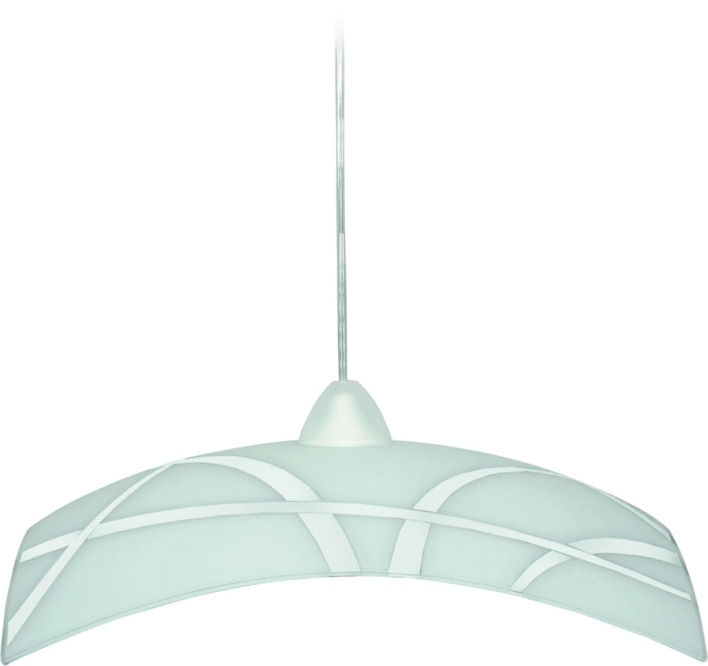 Sosp.40X40 1Xe27 M.Trasp.V.Lastra Bianco - E-Energy