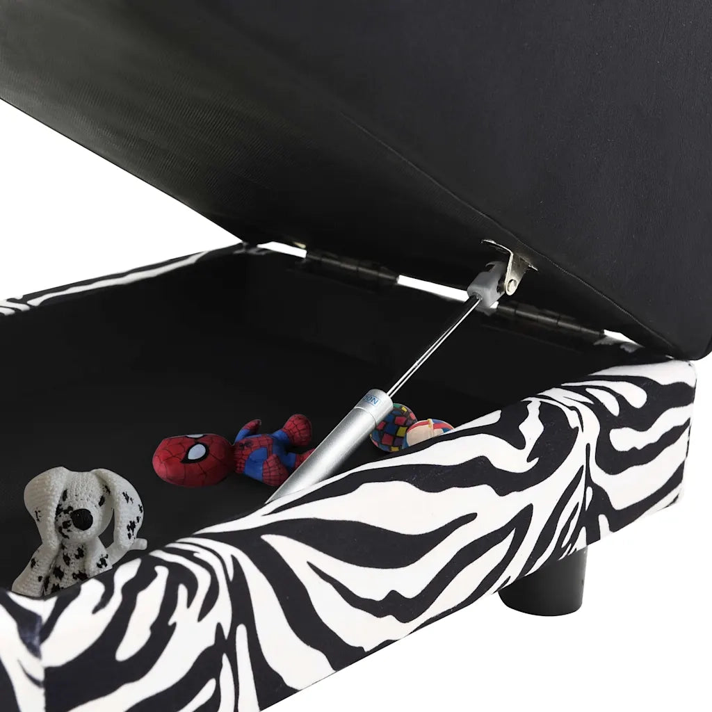 Divano per Cani Nero 57x34x36 cm in Peluche 170939