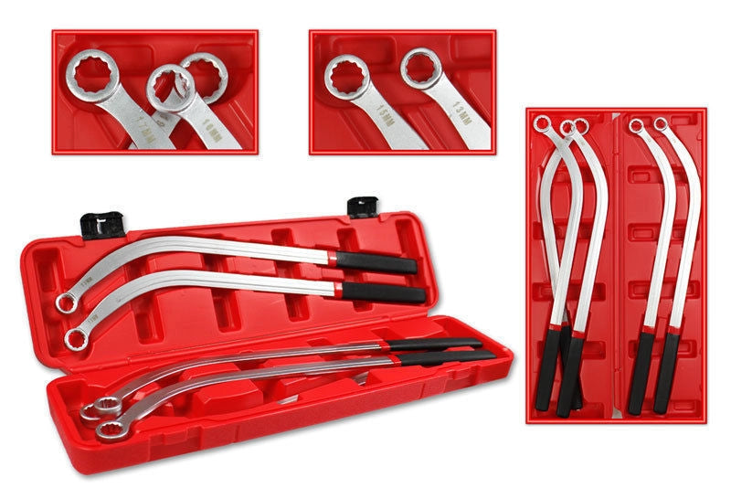 Chiavi tendicinghia poligonali per dadi puleggia set 5 pz 13 15 16 17 19 mm