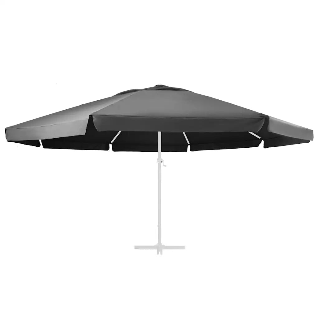 Telo di Ricambio per Ombrellone Antracite 610 cm CFW3978668
