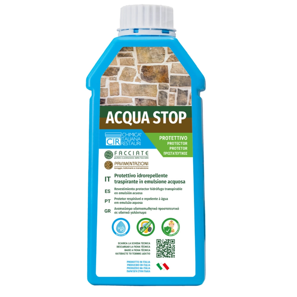 Protettivo idrorepellente traspirante protezione umidità acqua stop 1 litro