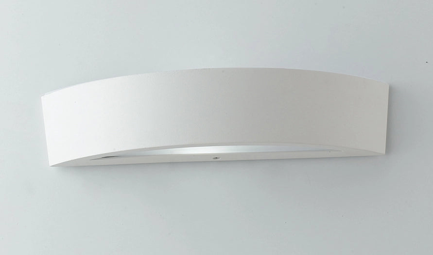 APPLIQUE BIEMISSIONE TUCSON BIANCA 2 LUCI ATTACCO E14 IP44 36X9,6X7,5CM IN ALLUMINIO