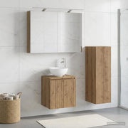 Set di mobili per il bagno 4 pz Rovere Artigianale 3407414