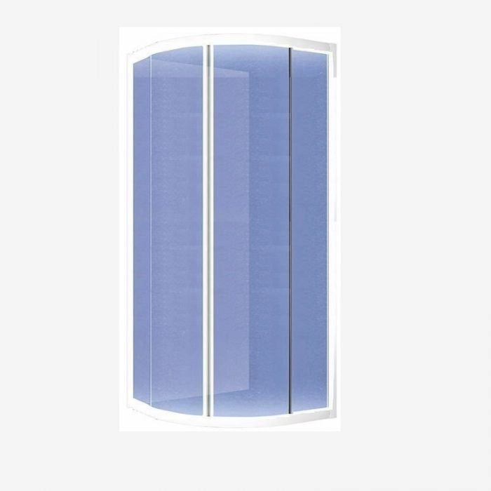 Box doccia pannelli acrilico - Semicircolare - Misura: 90 x 90 x 185h - RAGGIO 55 cm
