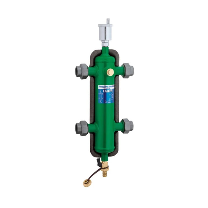 Separatore Idraulico Caleffi con Attacchi Filettati Bocchettone 1" con Coibentazione 548006