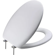 Saniplast mambo sedile wc, resina termoindurente, bianco, 46.1x3