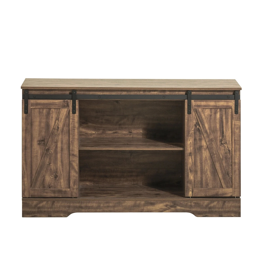 Credenza con ante scorrevoli, Mobile da ingresso, Scarpiera, Armadietto multifunzionale Marrone FSB60-N SoBuy