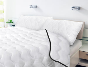 AIO FACTORY Cuscino 80x40 cm Microfibra Antiallergica Silicone