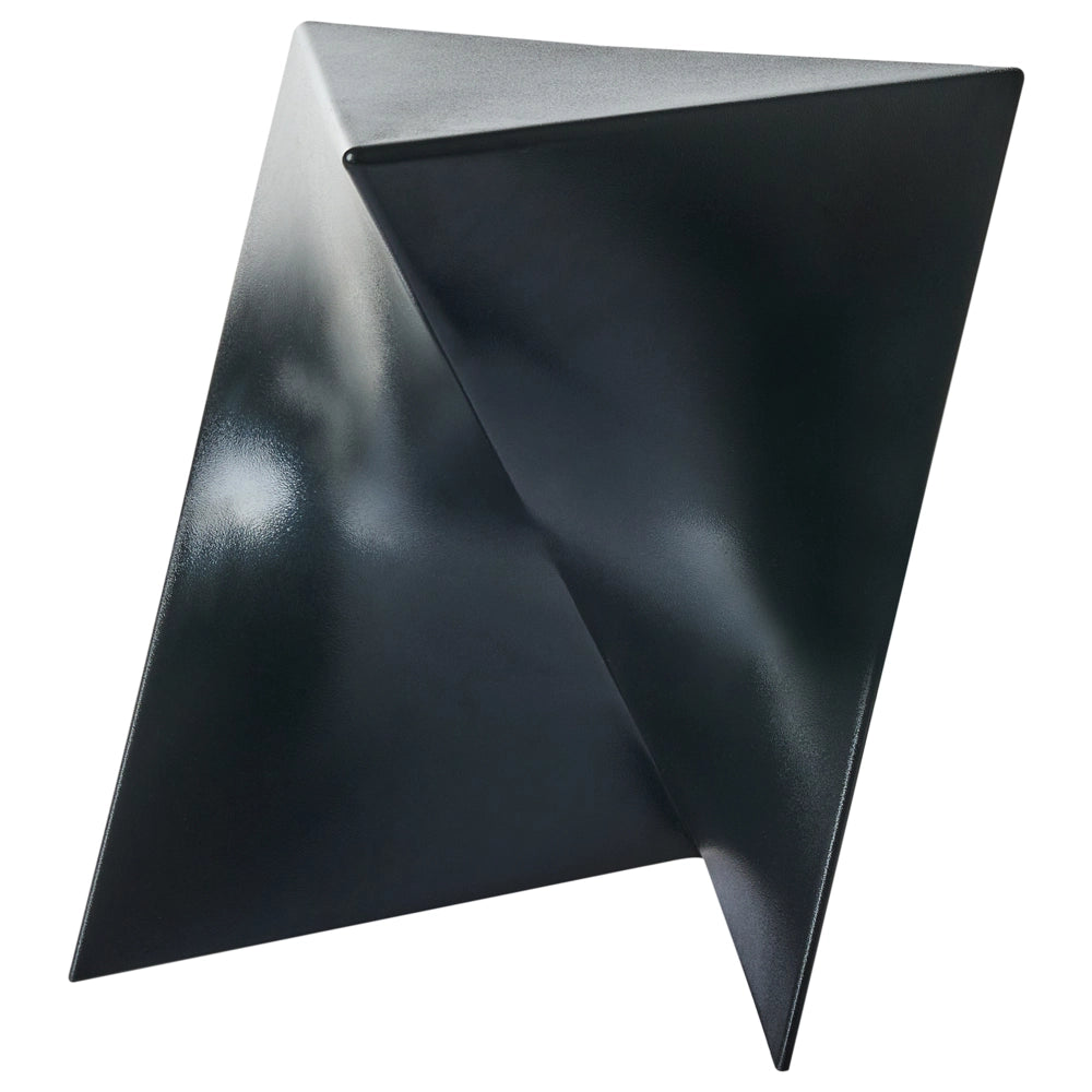 Tavolino in plastica tringolare nero soggiorno elegante