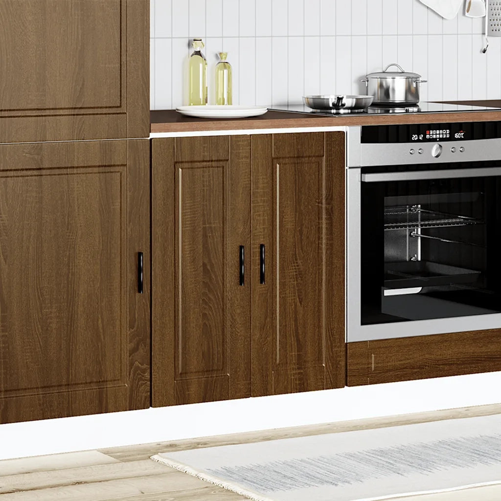vidaXL Base da Cucina Porto Rovere Marrone in Legno Multistrato
