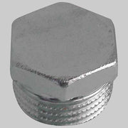 TAPPO MASCHIO ESAGONALE OTTONE CROMATO  1/2     MADE IN ITALY