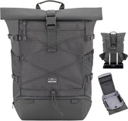 Zak da viaggio per uomini e donne - Allen Travel L - 37L Rolltop - Grande bagaglio - Ideale per viaggi, escursioni, viaggi - Impermeabile