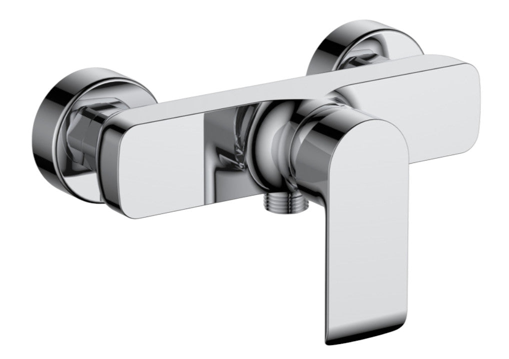 Miscelatore esterno doccia moderno cromato completo