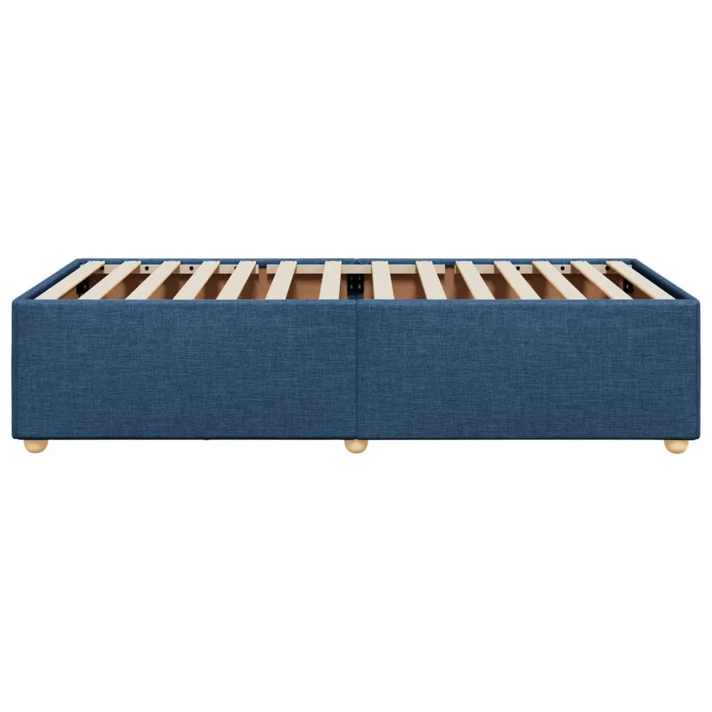Giroletto senza Materasso Blu 100x200 cm in Tessuto
