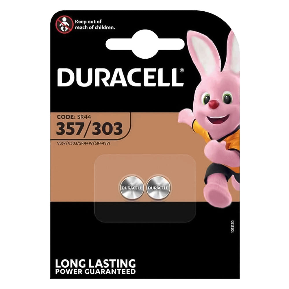 Pila a Bottone PZ 2 Duracell 357 303 1,55 v 10 Blister