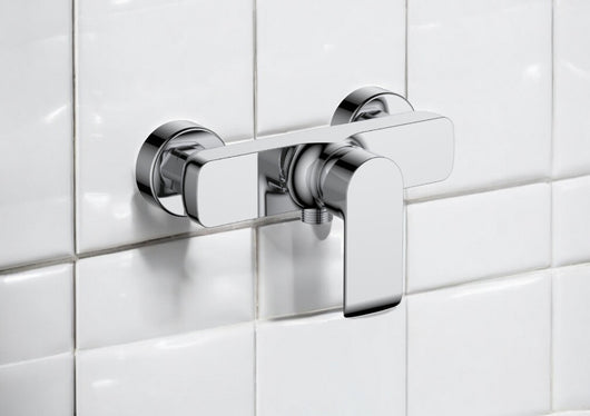 Miscelatore esterno doccia moderno cromato completo