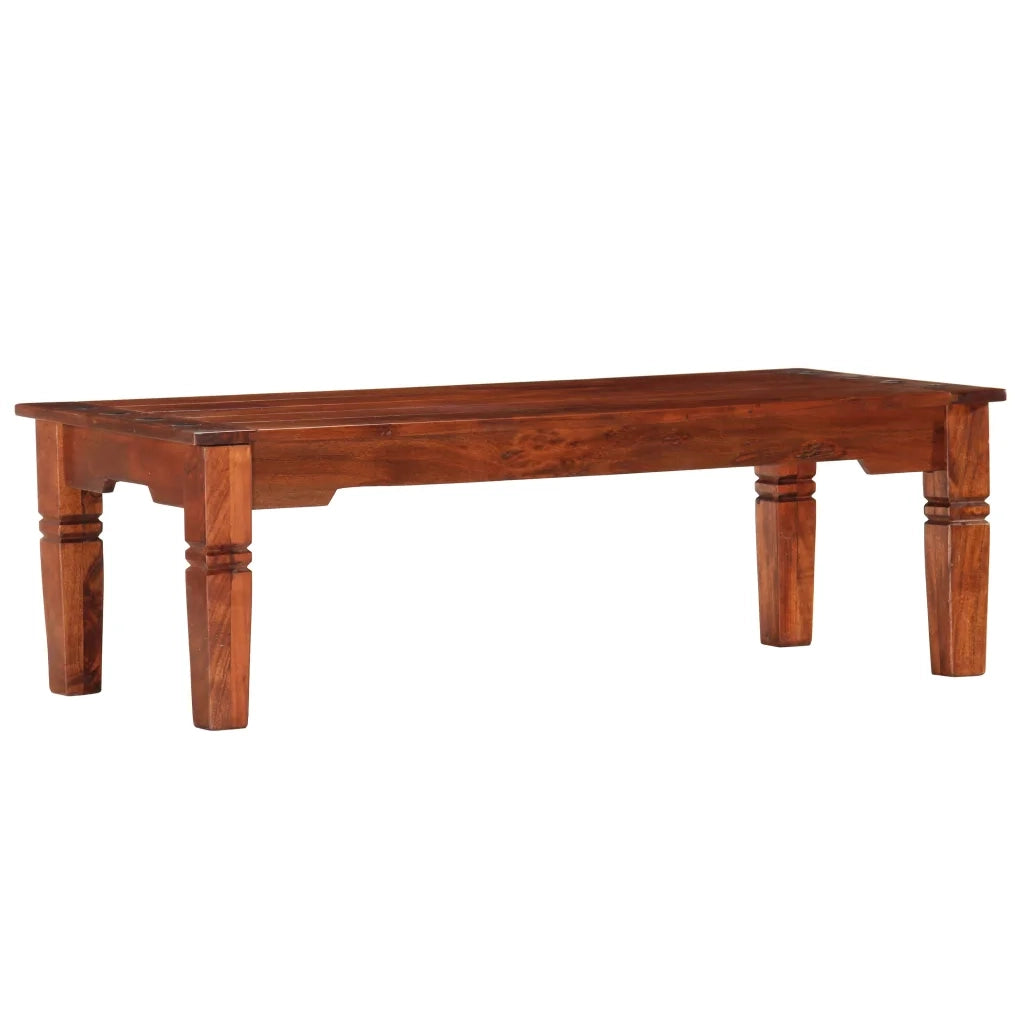 vidaXL Tavolino da Salotto 110x50x35 cm in Legno Massello di Acacia
