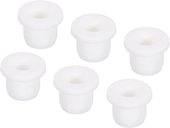 Gommosi Occhiali - Protezione Pluggi - Protezione Cavo - Gomma Silicone Flessibile - Diametro 12mm - Bianco