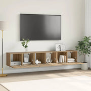 Set mobile TV 3 pcs Marrone 60 x 30 x 30 cm Legno multistrato 875169