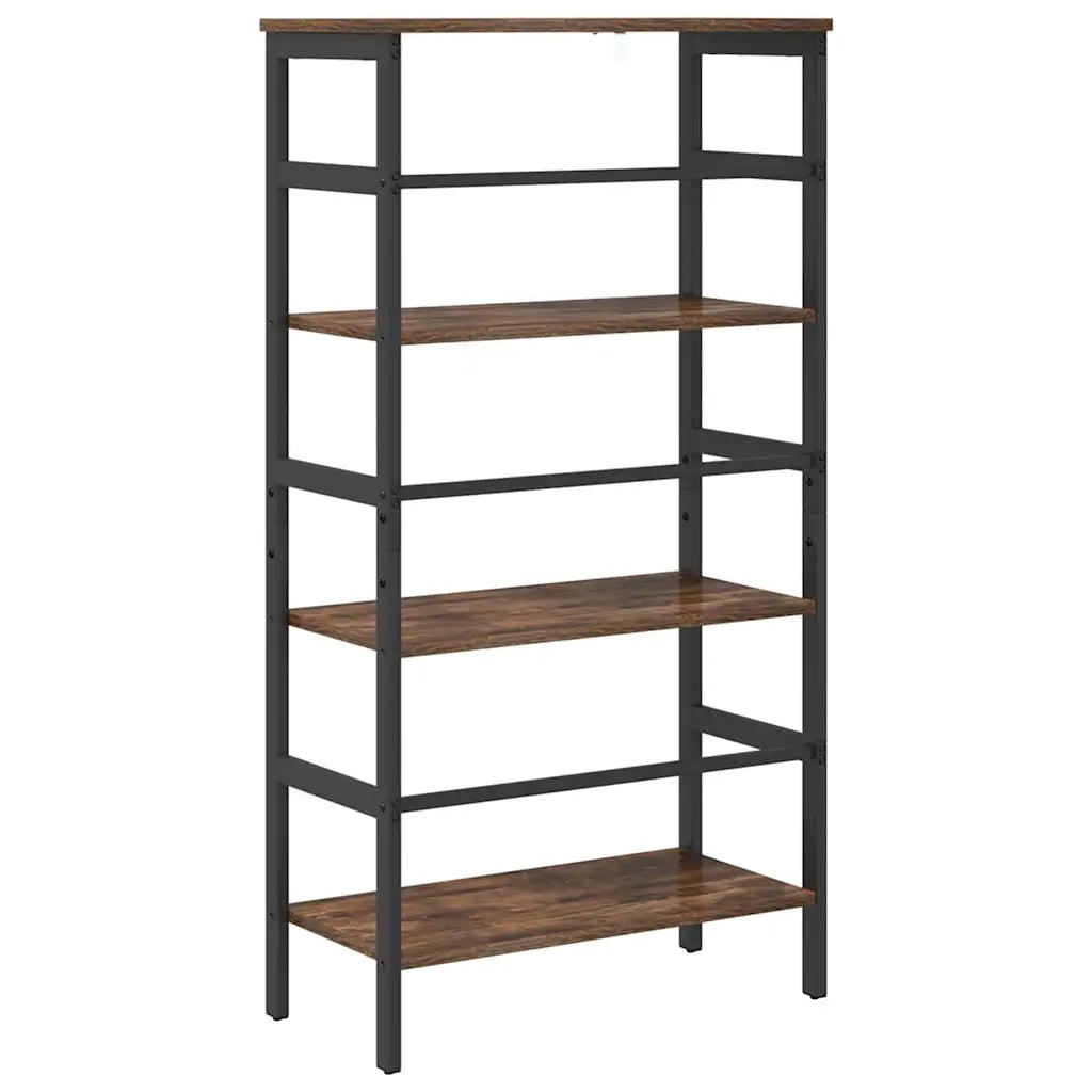 Libreria Rovere fumé 60 x 29,5 x 115 cm Legno multistrato 883924