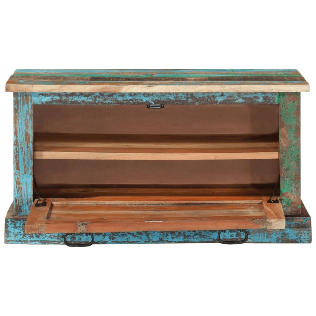 Panca portascarpe 85 x 40 x 45 cm in legno di recupero 02_0010853