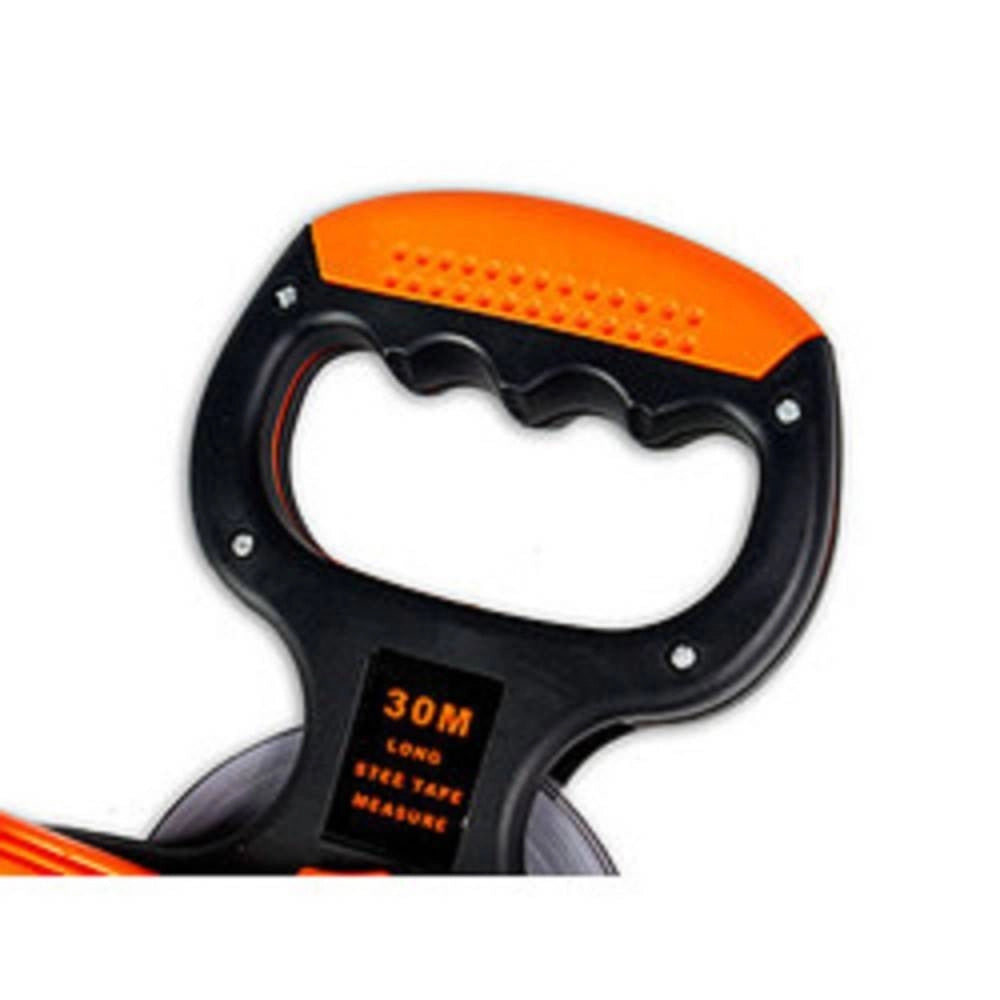 Trade Shop - Rotella Metrica Nastro In Acciaio 30 O 50 Metri Con Picchetto Metro Per Misurare -