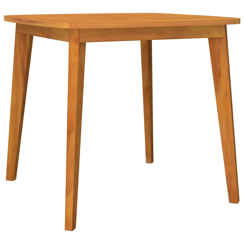 Tavolo da Giardino 85x85x75 cm Legno Massello di Acacia 310300