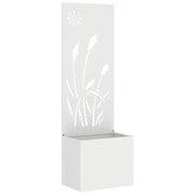 Schermo per privacy in giardino Traforo Bianco 50 x 150 cm CFW9187156