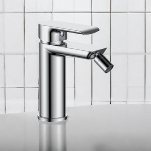 Miscelatore bidet moderno cromato completo