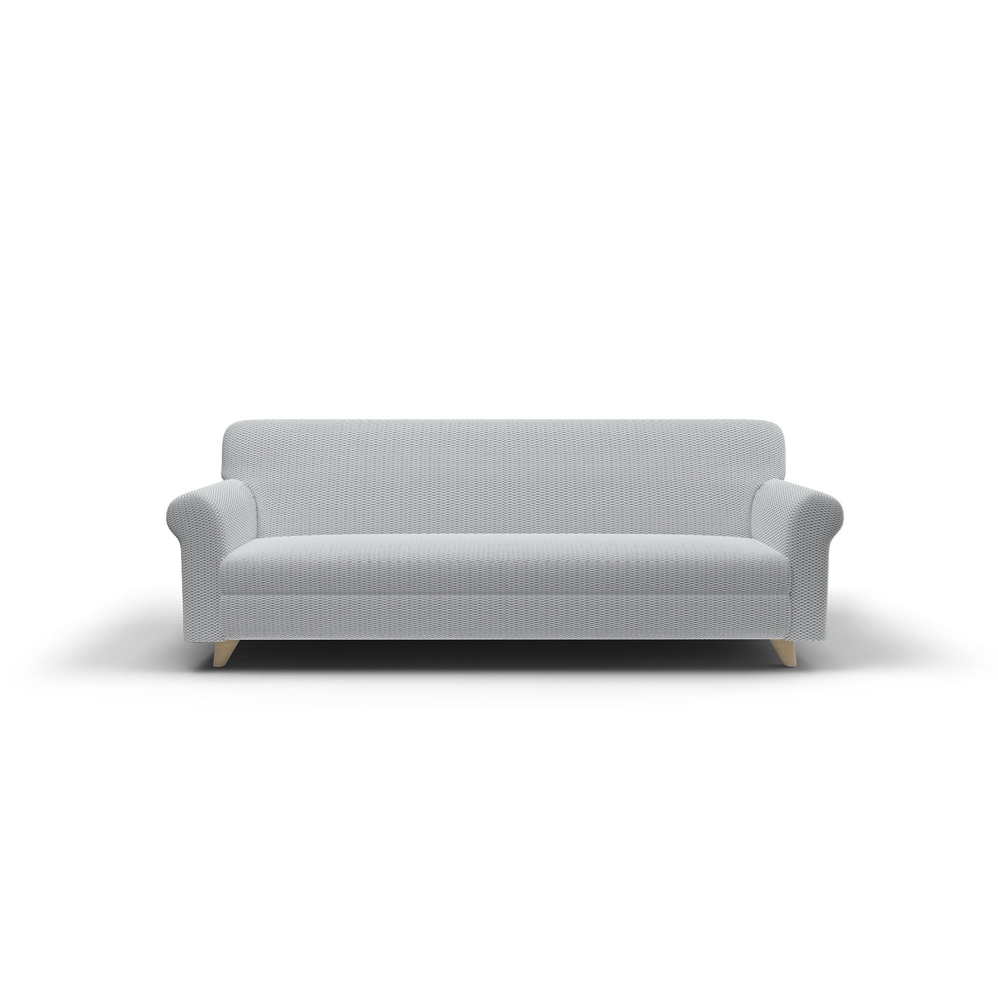 Copridivano Elasticizzato 1 Posto in Poliestere e Cotone Fashionable Grigio Chiaro