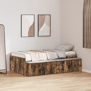 Struttura Letto Rovere Affumicato 90x200 cm