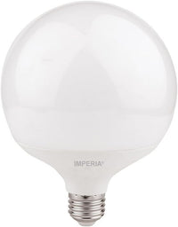 Imperia 6011829 Lampadina LED Globo E27, 16 W, Bianco Opale, 15.6 x 12 x 12 cm