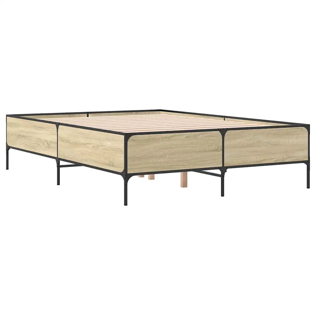 Giroletto Rovere Sonoma 120x200 cm in Legno Multistrato Metallo 3279803