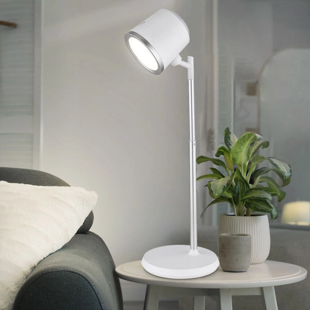 Trade Shop - Lampada Doppio Uso Scrivania Applique A Led 6w Touch Dimmerabile 3 Colorazioni Bl-1005 -