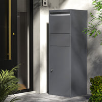 Cassetta postale portapacchi antracite per pacchi medi e piccoli Parcel box