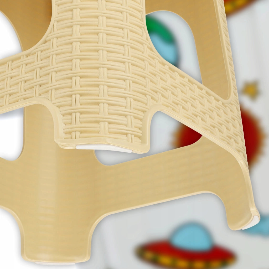 Sgabello da cucina KADAX con base antiscivolo, portata massima 120 kg.