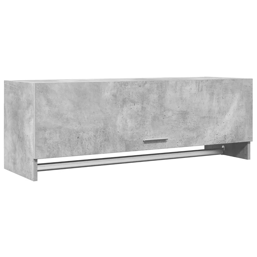 Armadio Grigio Cemento 100x32,5x35 cm in Legno Multistratocod mxl 97242