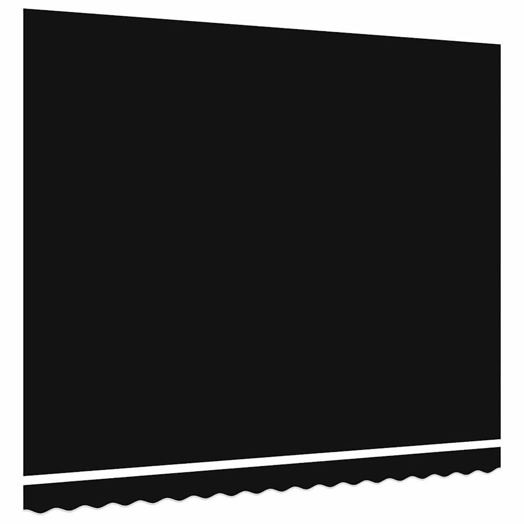Telo di ricambio per tenda da sole Nero 4 × 3 m Poliestere 42000546