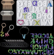 Kit di modellazione per gioielli in resina epoxy - Hanger per accessori in silicone - Decorazione per torte e orecchini - Collana DIY.