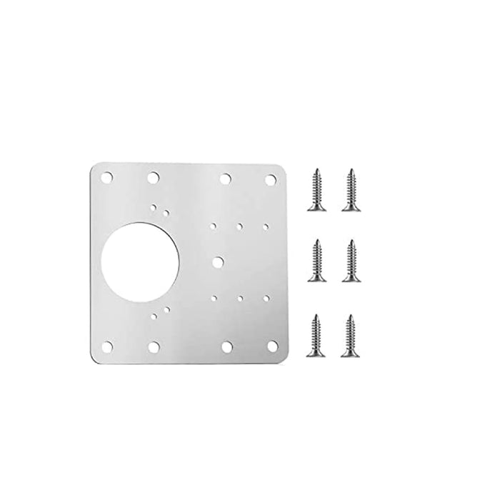 Piastra per riparazione cerniera staffe acciaio 9x9 cm c/viti ante mobili cucina bagno soggiono