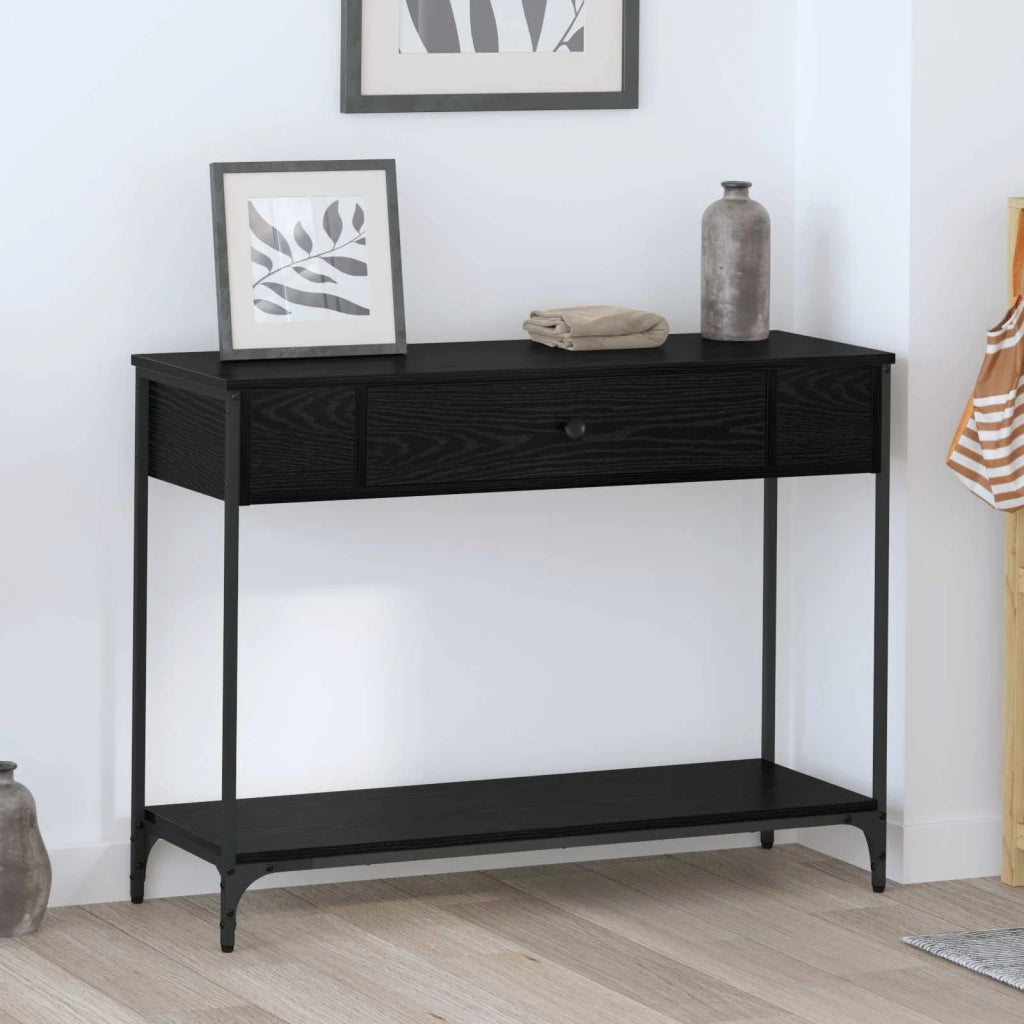 Tavolo consolle Altro Rovere nero 100 x 34.5 x 75 cm 883512