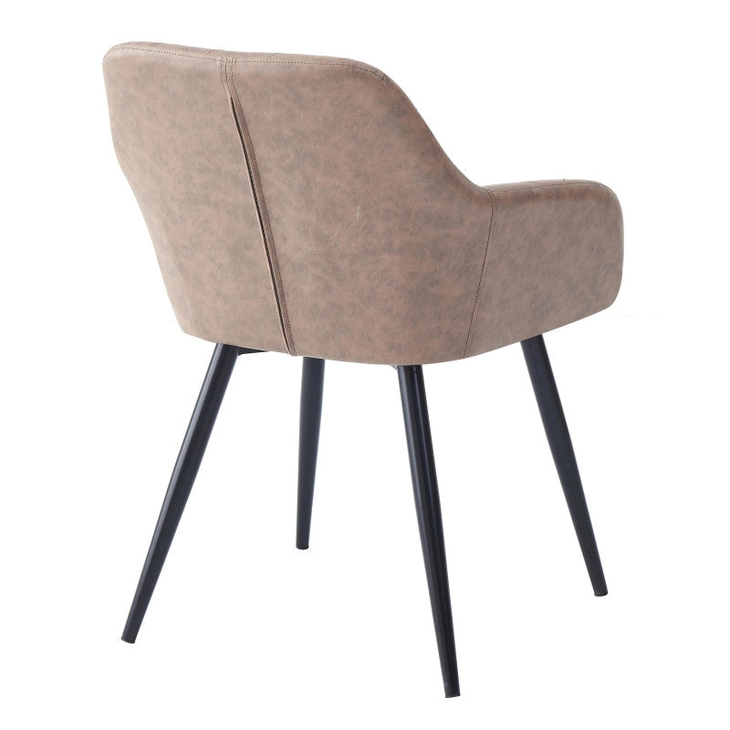 Set di 4 Poltroncine Marriot Marrone 61x57,5x79