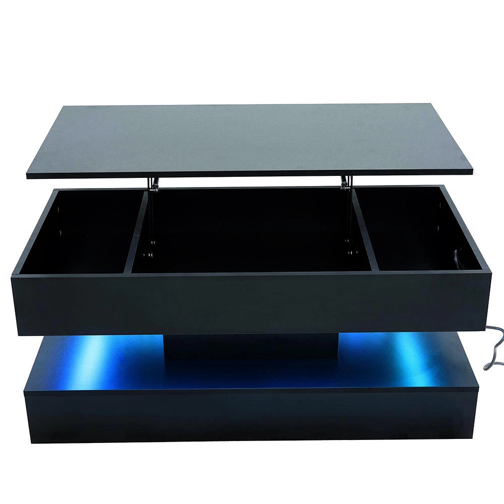 Tavolino-Xylo-100x50x42cm LED idraulico capacit?? 50kg