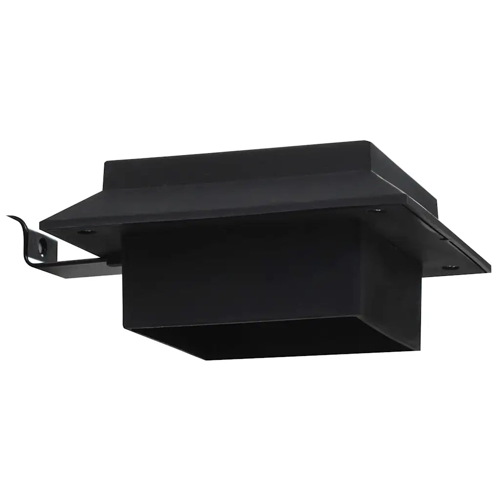 Lampade Solari da Esterno 12 pz LED Quadrate 12 cm Nere CFW3254018