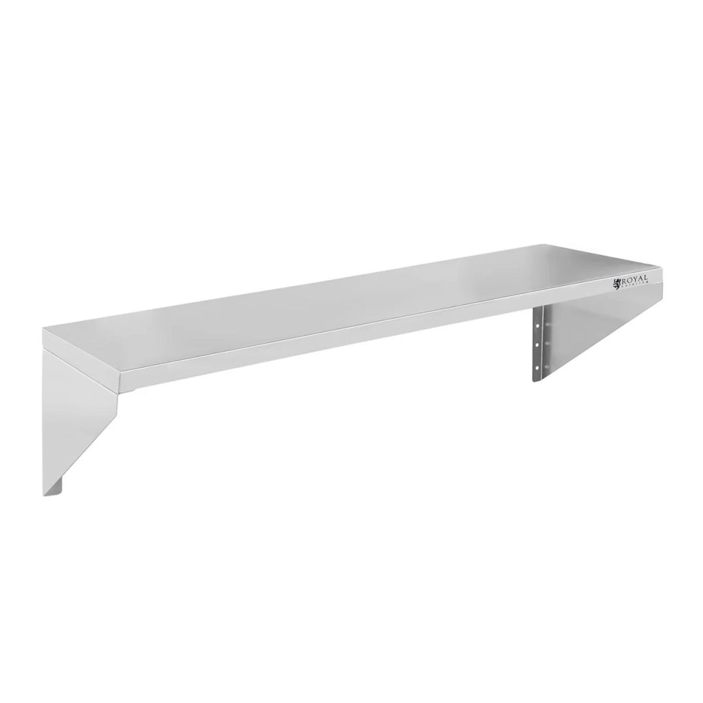 Mensola da parete professionale in acciaio inox - 30 x 90 cm 14_0001563