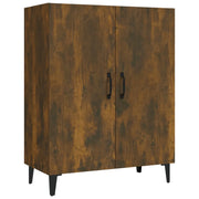 Credenza | Madia | Buffet da pranzo | Armadio da pranzo Rovere Fumo 70x34x90 cm in Legno Multistrato