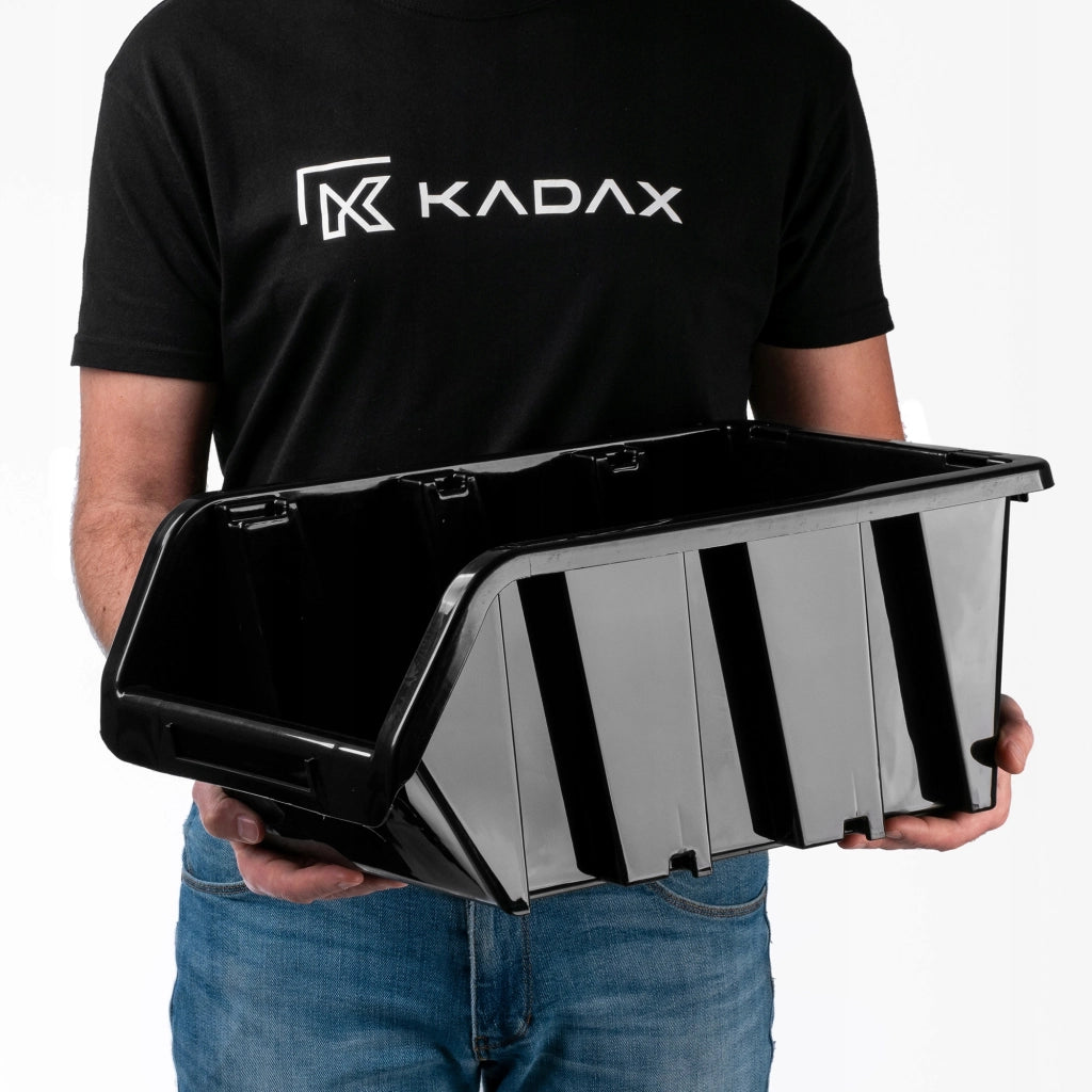 Set di 20 vassoi portaoggetti da officina KADAX, dimensioni 390x240 mm.