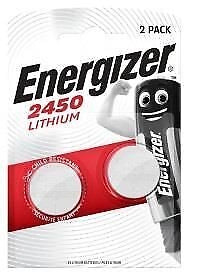 Energizer E300830703 Batteria a Bottone al Litio CR2450 3V 620 mAh 2 pezzi colore Argento